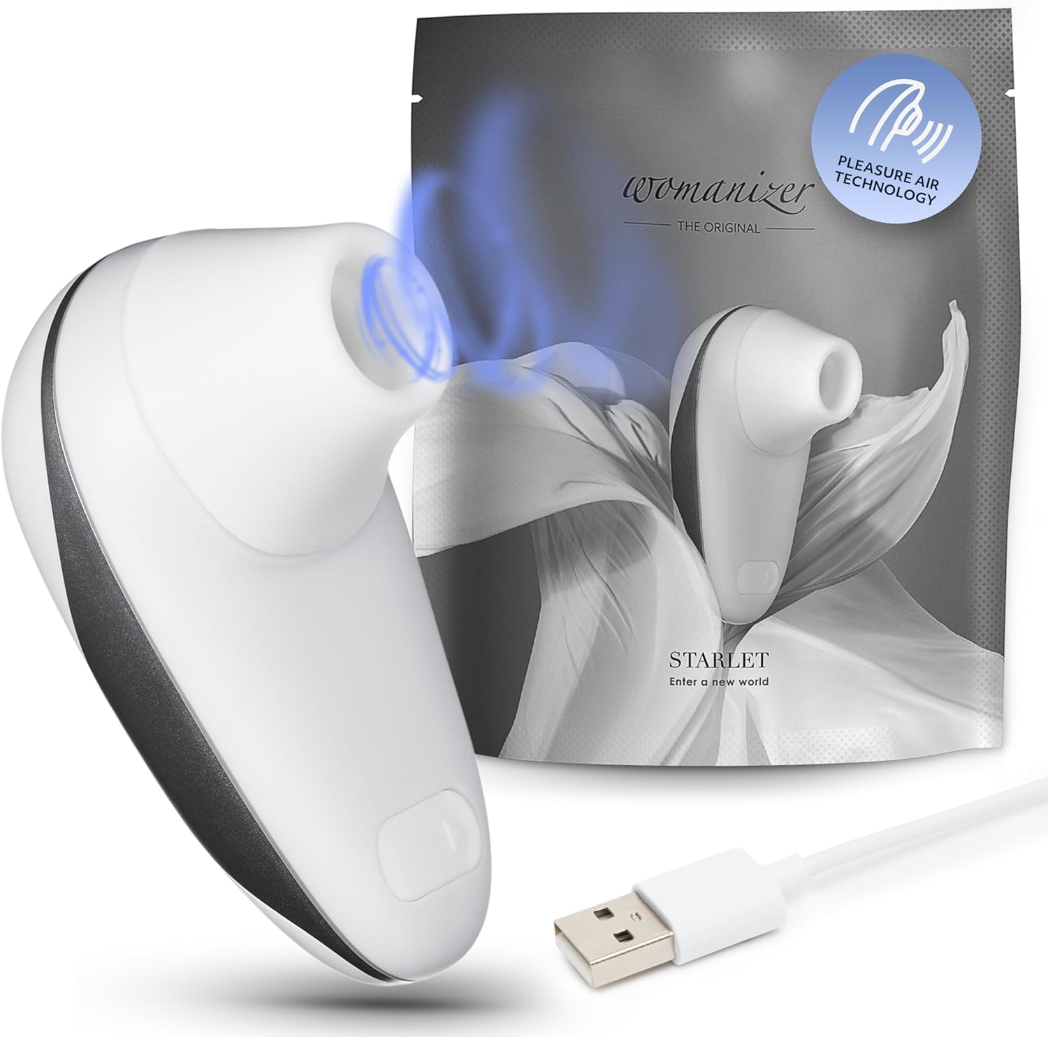 Womanizer Starlet Clitoris Vibrator Sex Toy | Clit Stimulator with 4 Suction Speeds | Vibrating Dildo Adult Toys for Women | Cli