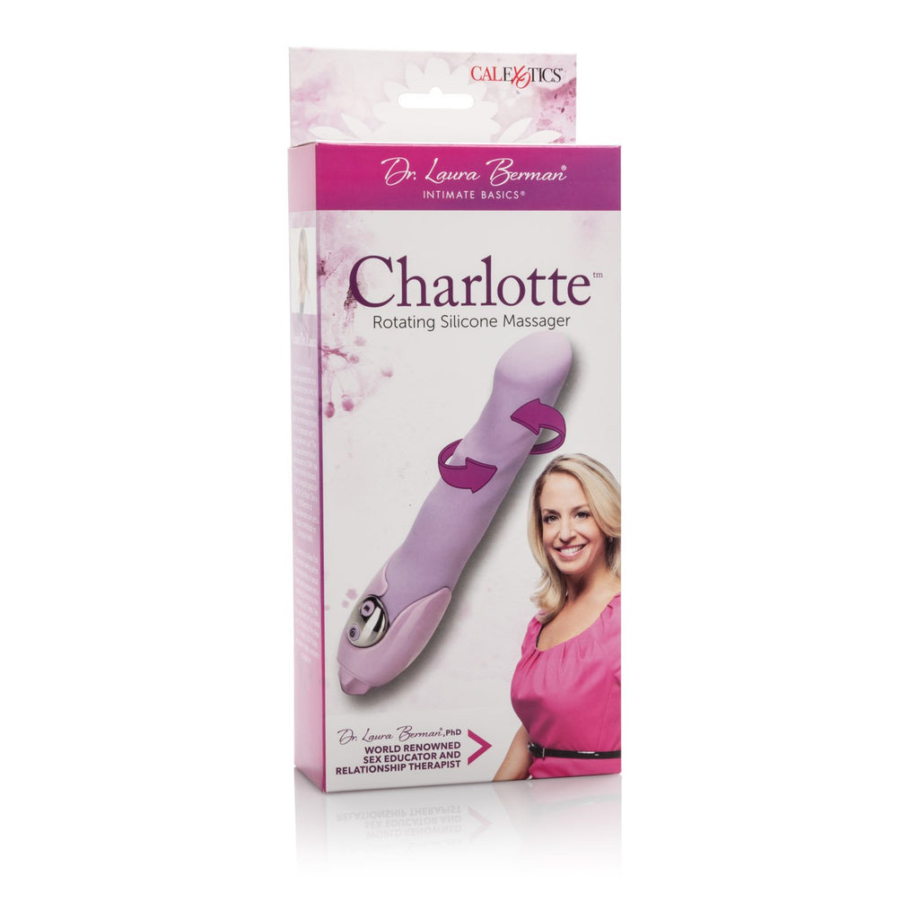 Dr. Laura Berman Intimate Basics Charlotte - Waterproof Silicone Vibrator - Adult Toys For Couples - Purple