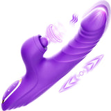 Toendi Sex Toys for Women Thrusting Dildo - Sex Toy Rabbit Vibrator with 10 Vibration 7 Thrusting Mode with Licking, G Spot Clit