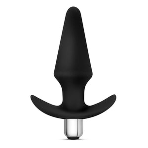 Blush Novelties Discover - 10 Vibration Modes Platinum Puria Silicone Anal Plug - 5'' Tapered Plug For Comfort - Satin Smooth Ul