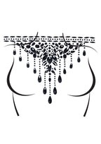 Choker Adhesive Body Jewels St - O/S / Black