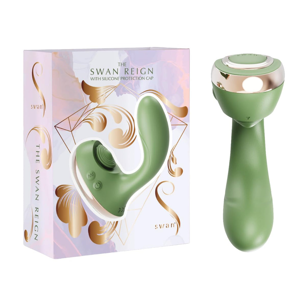 Swan Reign Dual Stimulator Green