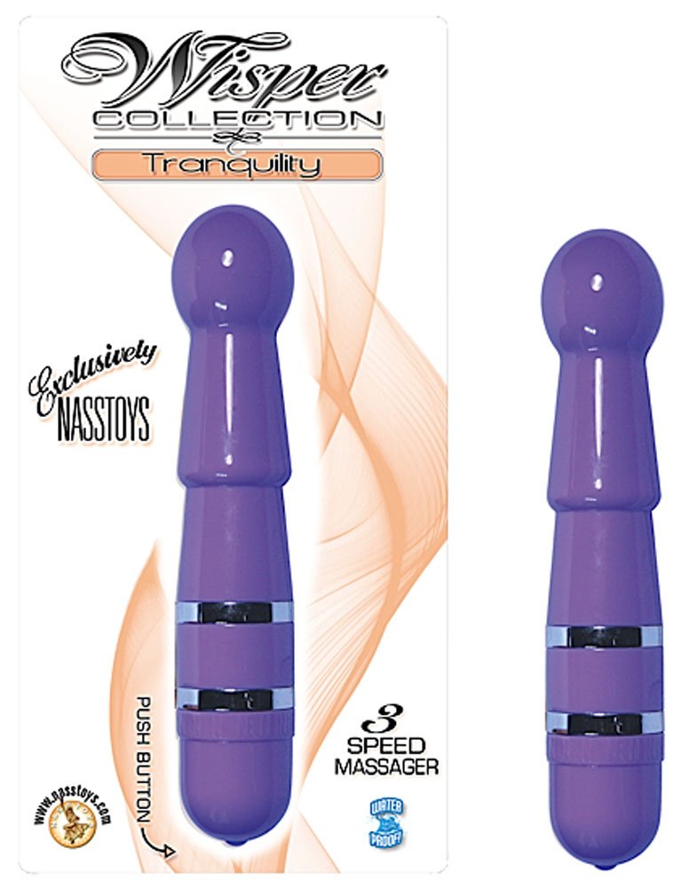 Nass-Walk Inc. Wisper Collection Tranquility Vibrator, Lavender