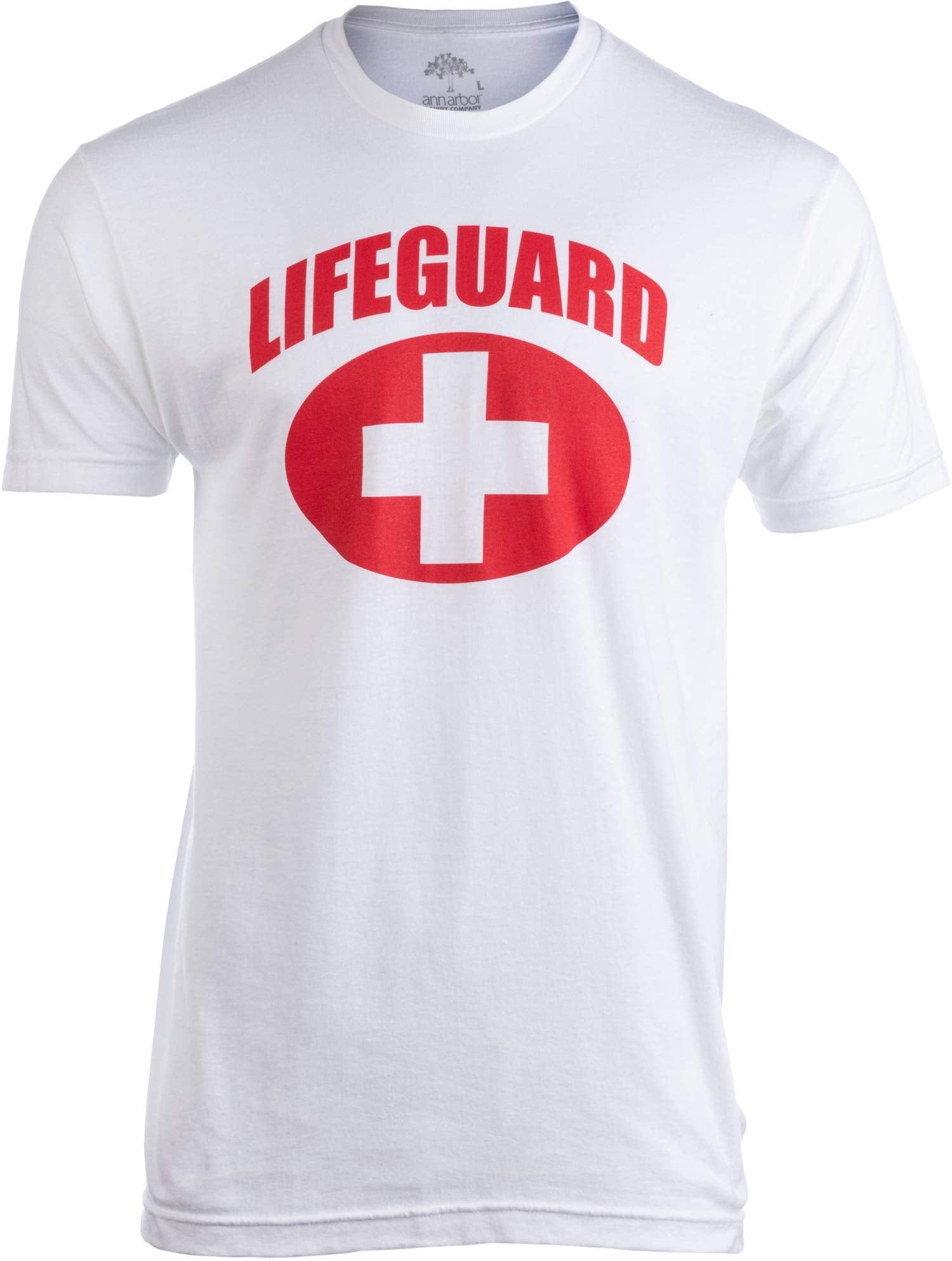 Lifeguard | White Lifeguarding Unisex Uniform Costume T-Shirt for Men Women - S