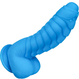 LZYAA Realistic Dildo, Liquid Silicone Material No Any Smell Adult Sex Toys Penis, Strong Suction Cup for Hand-Free 2 Balls G-Sp