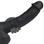 Sex Toys Realistic Huge Dildo - 10.8 Inch Thick Black Dildos with Strong Suction Cup, Coocfan Lifelike Silicone Big Giant Plug f