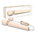 Le Wand Plug-in Wand Vibrator - Vibrating Wand Massager - Cream