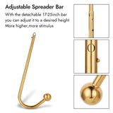 Anal Hook BDSM Sex Bondage - UTIMI Bed Restraint Kit with Adjustable Handcuffs Collar Ankle Cuffs Leather Furniture Restraint Se