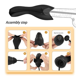 SEMOOX Urethral Sounds Dilator Male Vibrator Penis Training Masturbator Glans Trainer Stimulation Massager Men Sex Toy Urethral