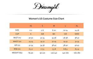 Dreamgirl Women'S Friday Velvet Dress Halloween Costume, Black/White, Medium