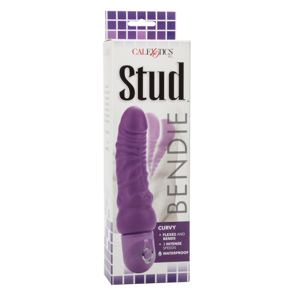 California Exotics Bendie Power Stud Curvy, Purple