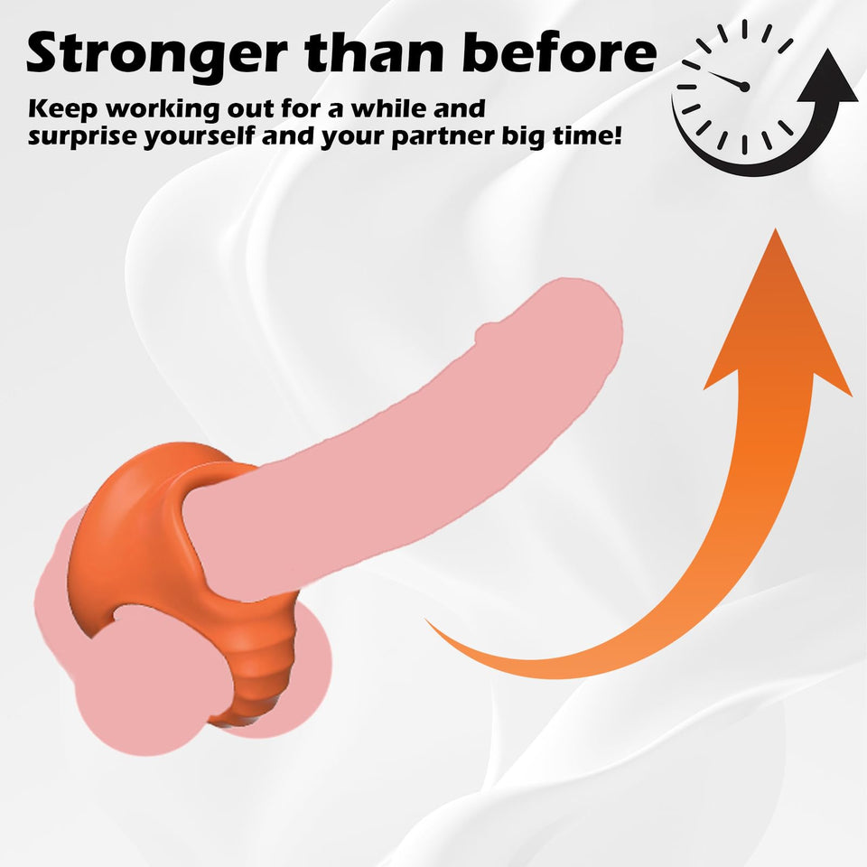 Testicle Toys Soft Testicle Crusher CBT Silicone Chastity Devices for Men Testicles Gag Scrotal Restraints Scrotum Sex Bondage B
