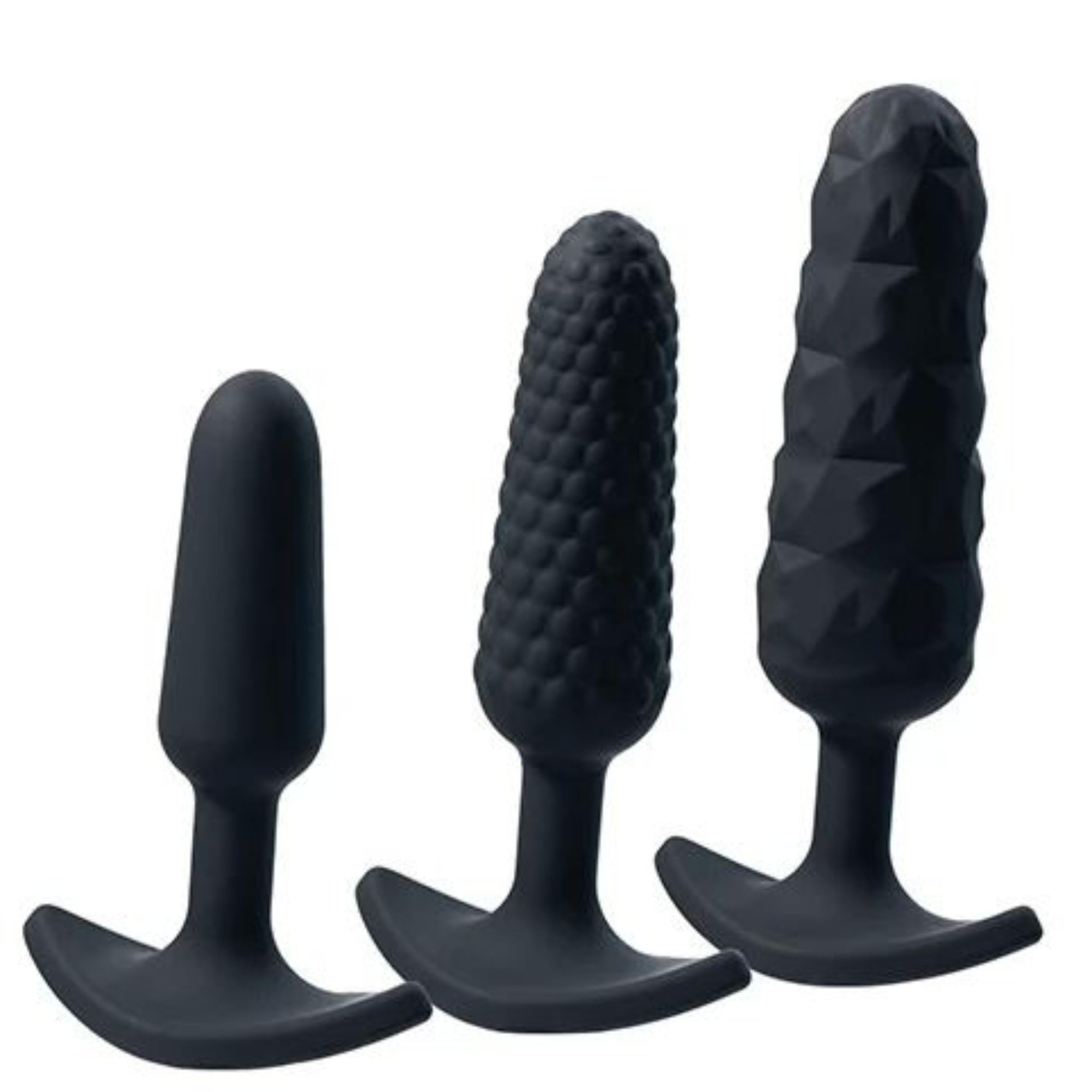 Trio Anal Plug Set Black