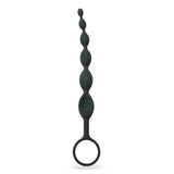 Fifty Shades Of Grey Pleasure Intensified Black Silicone Anal Beads - Graduated Size - 7.5 Inch
