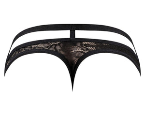 Lucifer Cutout Thong Black S/M
