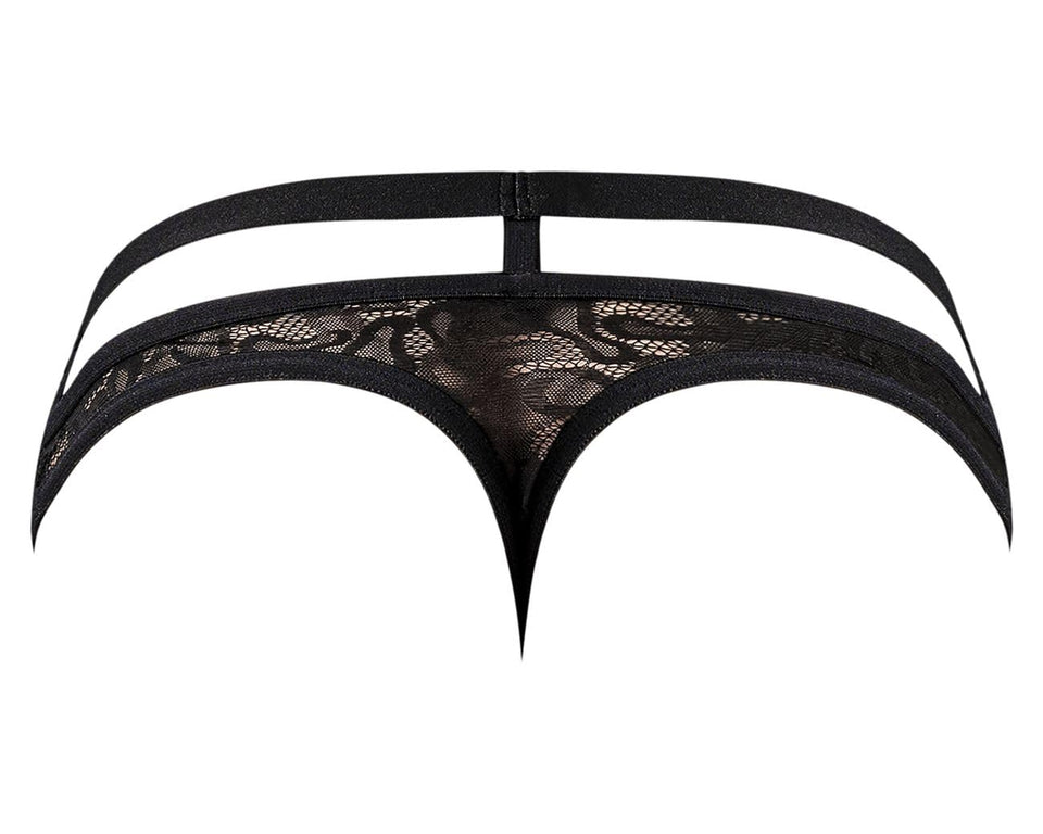 Lucifer Cutout Thong Black S/M