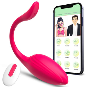 G-Spot Remote Vibrator Sex Toys - Adult Toys Women Sex Pleasure Toys Stimulator with 10 Vibrating Modes, APP Control Wireless Pa