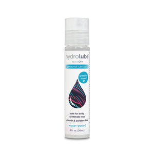 plusOne Hydrolube Personal Lubricant, Gentle, Non-Greasy, Water-Based Sex Toy Lube for Solo and Partner Play, Condom Friendly, 1