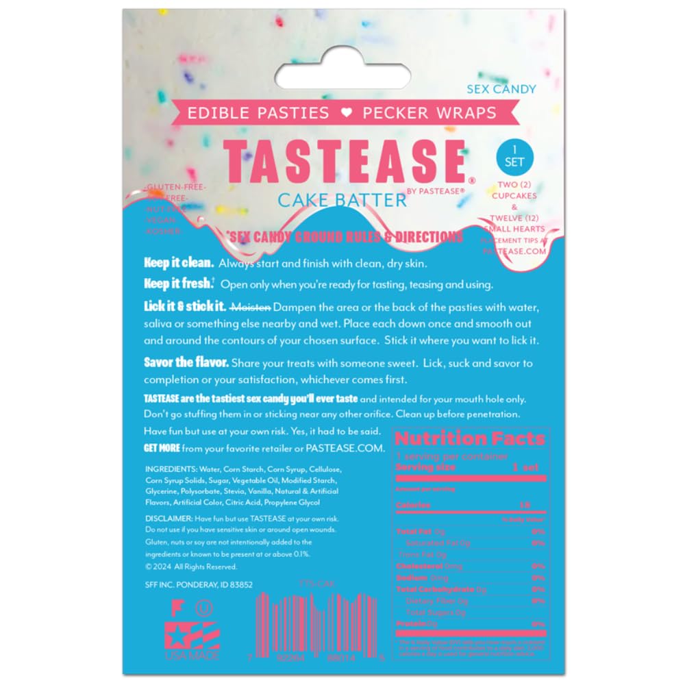 Tastease Cupcake Edible Pasties