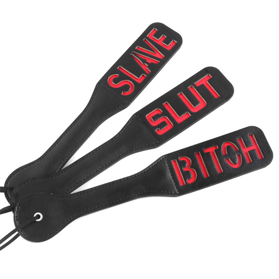 Faux Leather Slut Spanking Paddle for Sex Play,12.5inch Sex Paddle Leather Slut Spanking Paddle for Sex Play,Sex Paddle Role Pla