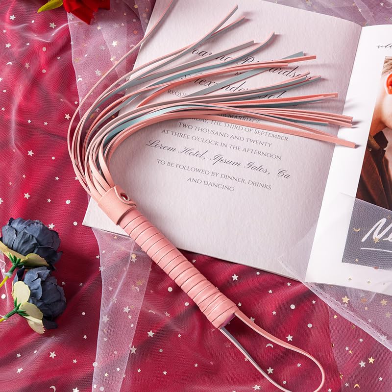 Sex Whip, BDSM Spank Bottom Fetishism Sexual Abuse Porn Whip for Adult Couples Games,Sex Toy Suitable for Role Play Bed Bondage