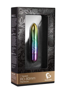 Rocks Off Ro-80Mm 7 Speed Rainbow Bullet Vibrator