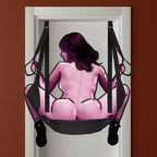 BDSM Sex Swing with Sex Door Love Slings Bondage Restraints Pillows seat Adjustable Sex Sling SM Sex Position Games Bedroom Sex