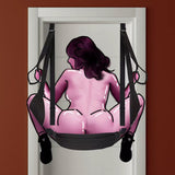 Sex Furniture Sex Toys The Elongated Plush Cushion Adult Sex Toys for Couples The Extended Safety Rope Sex Swing Black Sex Hangi