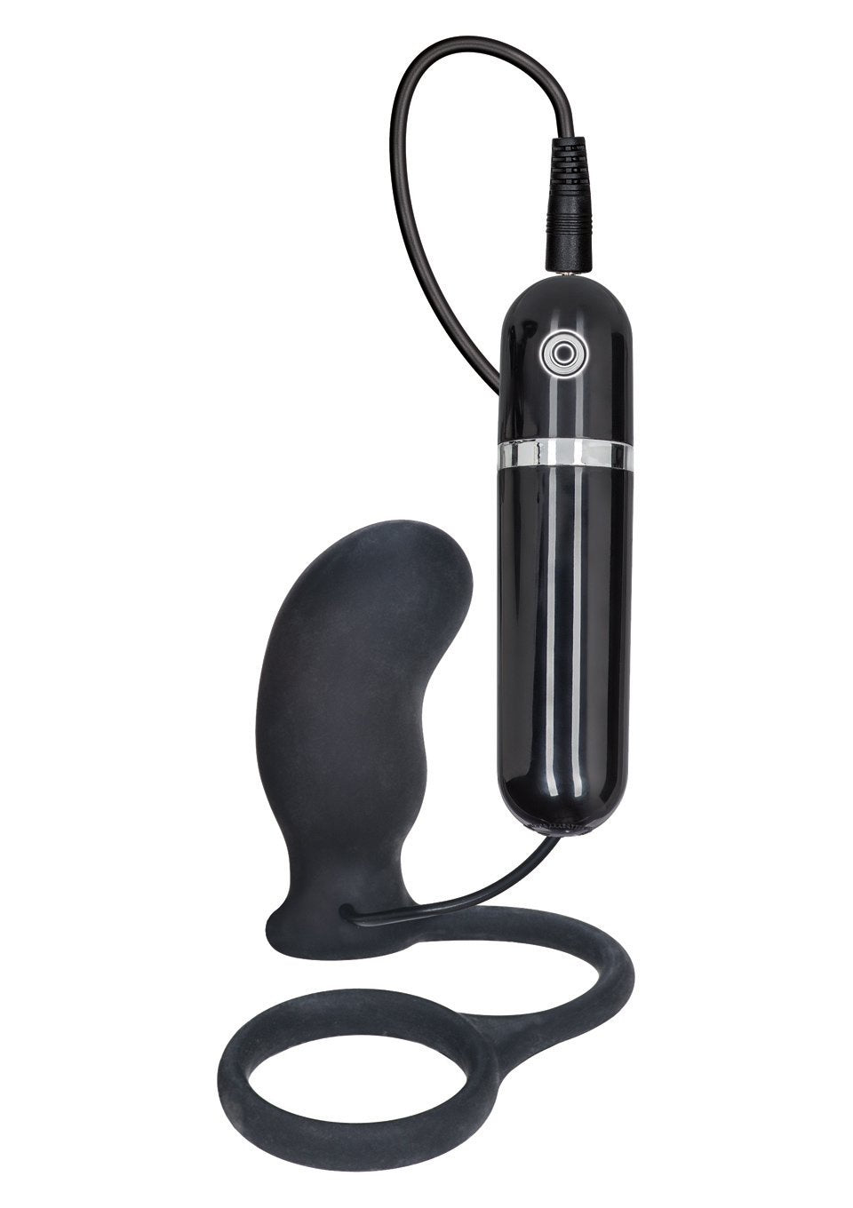 California Exotic Novelties Dr. Joel Kaplan 10-Function Prostate Massager And Ring, Black