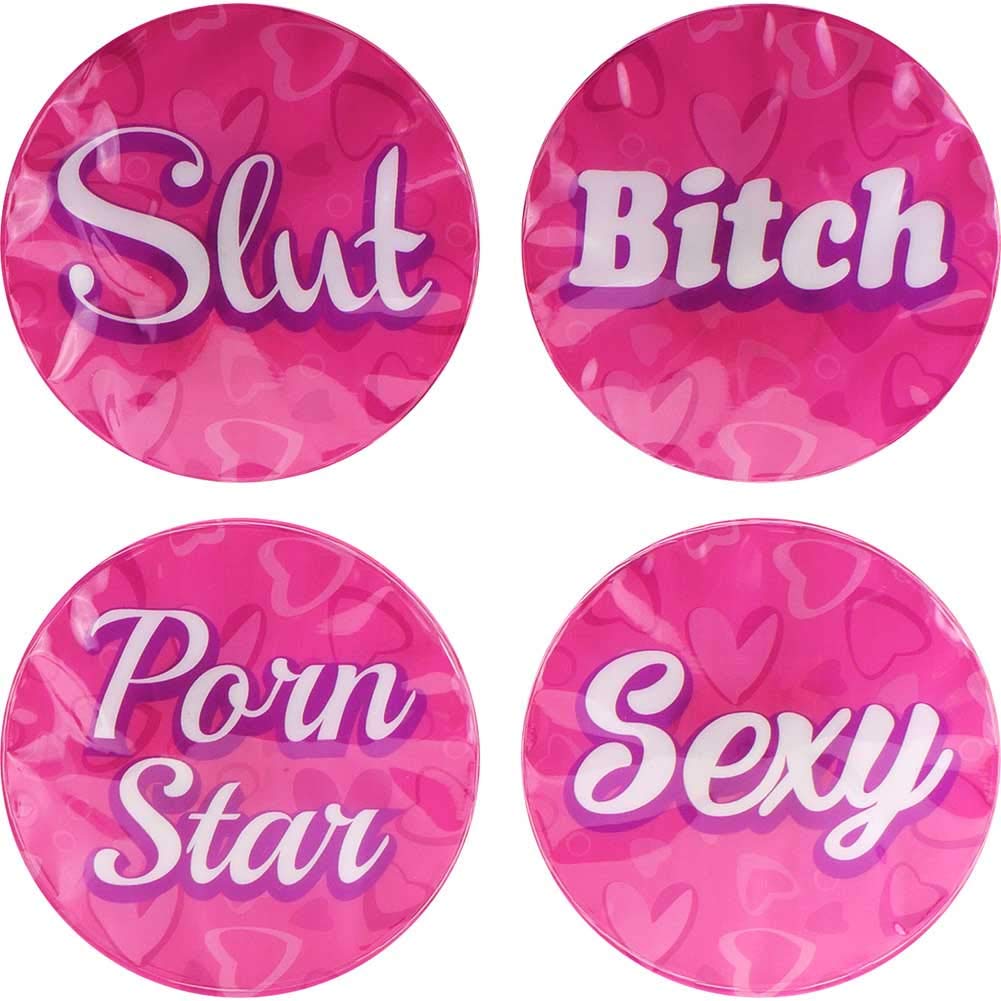 Pipedream Products Bachelorette Party Favors Flashing Led Light Party Stickers, Pack Of 4, 4 Count