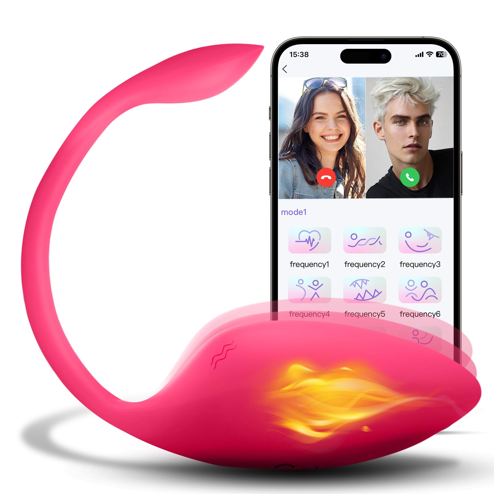 2024 New APP Control Wearable Vibrator Womens Sex Toys, Adult Toys 9 Vibrations & Heating Couples Sex Toys Vibrater, G Spot Clit
