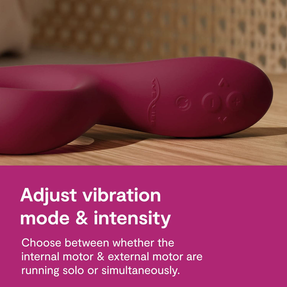 We-Vibe Nova 2 Dual Rabbit Vibrator for Women | Dildo Vibrator Adult Sex Toy | Female Clitoral Stimulator | G Spot Massager with