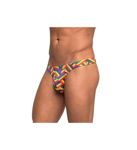 Male Power Bong Thong Pride Fest LargeXLarge Rainbow