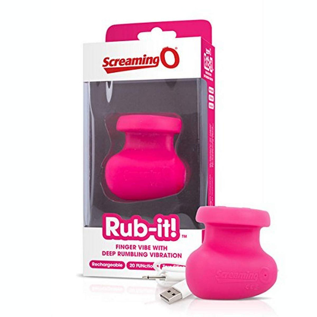Screaming O Rub-It! Finger Vibe, Pink