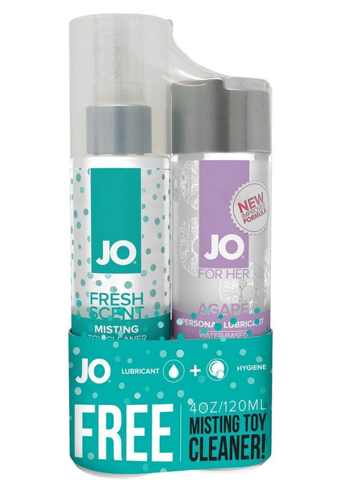 (D) JO GWP AGAPE & MISTING TOY CLEANER 2X 4 FL OZ