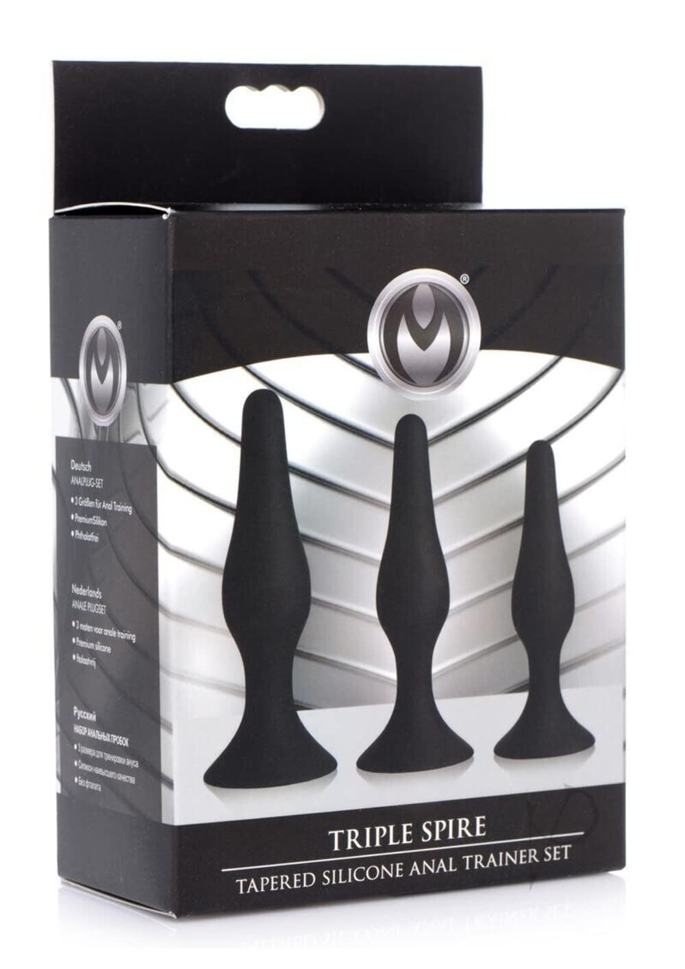 Master Series Triple Spire Tapered Silicone Anal Trainer 3Pc Set
