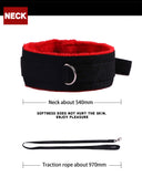 Bondage Kit Restraints Kit Sex Toys for Couples, BSDM Kits for Couples, BDSM Set, Adjustable Bondage Set Fuzzy Handcuffs Ball Ga