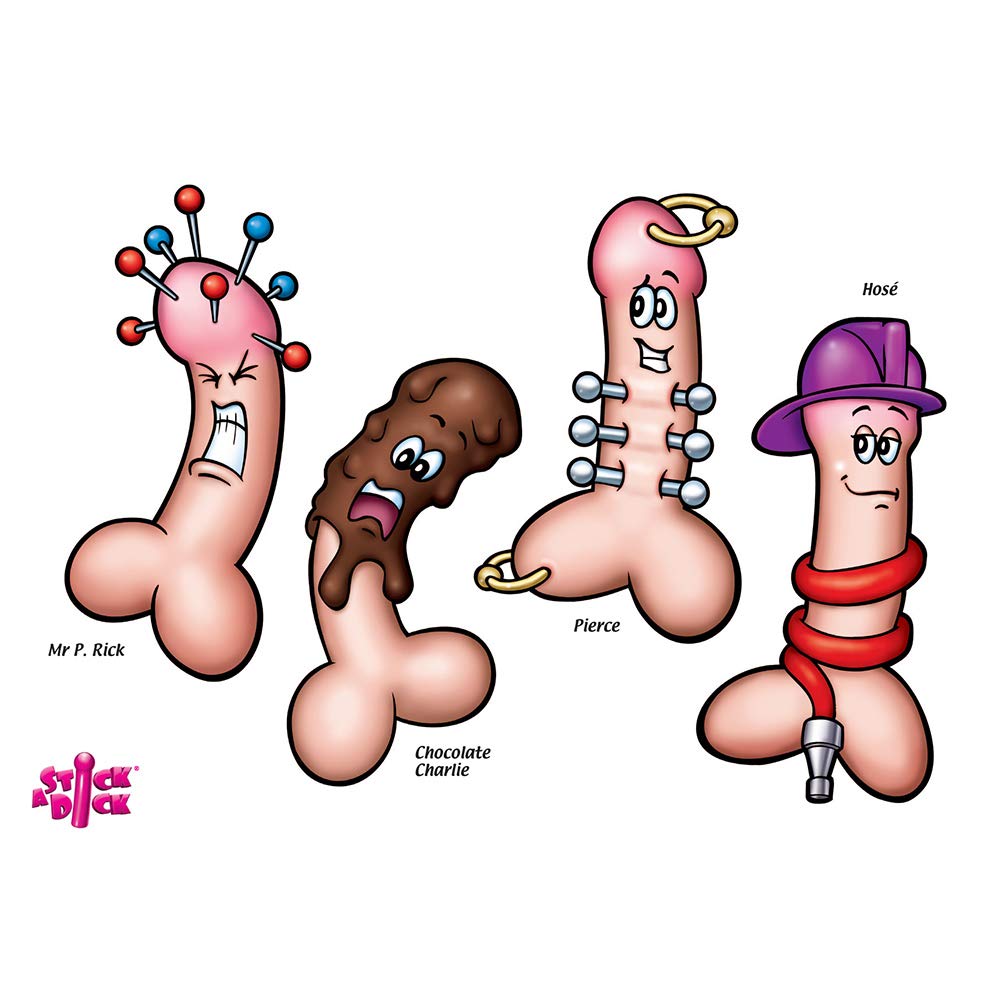 Creative Conceptions Stick A Dick Hunk Bachelorette And Party Game, 180 Gram