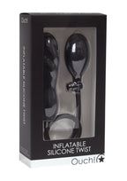 Ouch! By Shots America - Inflatable Silicone Twist - Black
