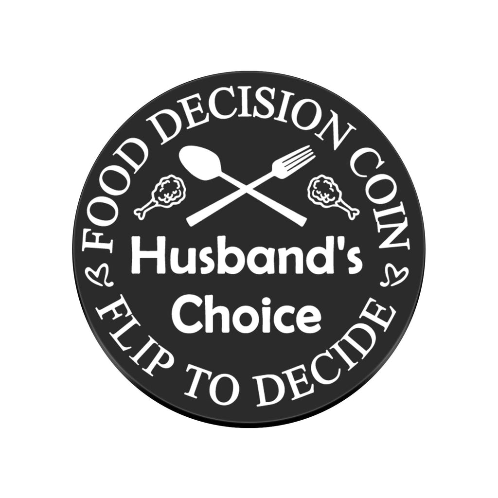 Husband Wife Gift Food Decision Coin Gift Valentines Day Anniversary Birthday Gift for Couple Women Men Gift for Couple Husband