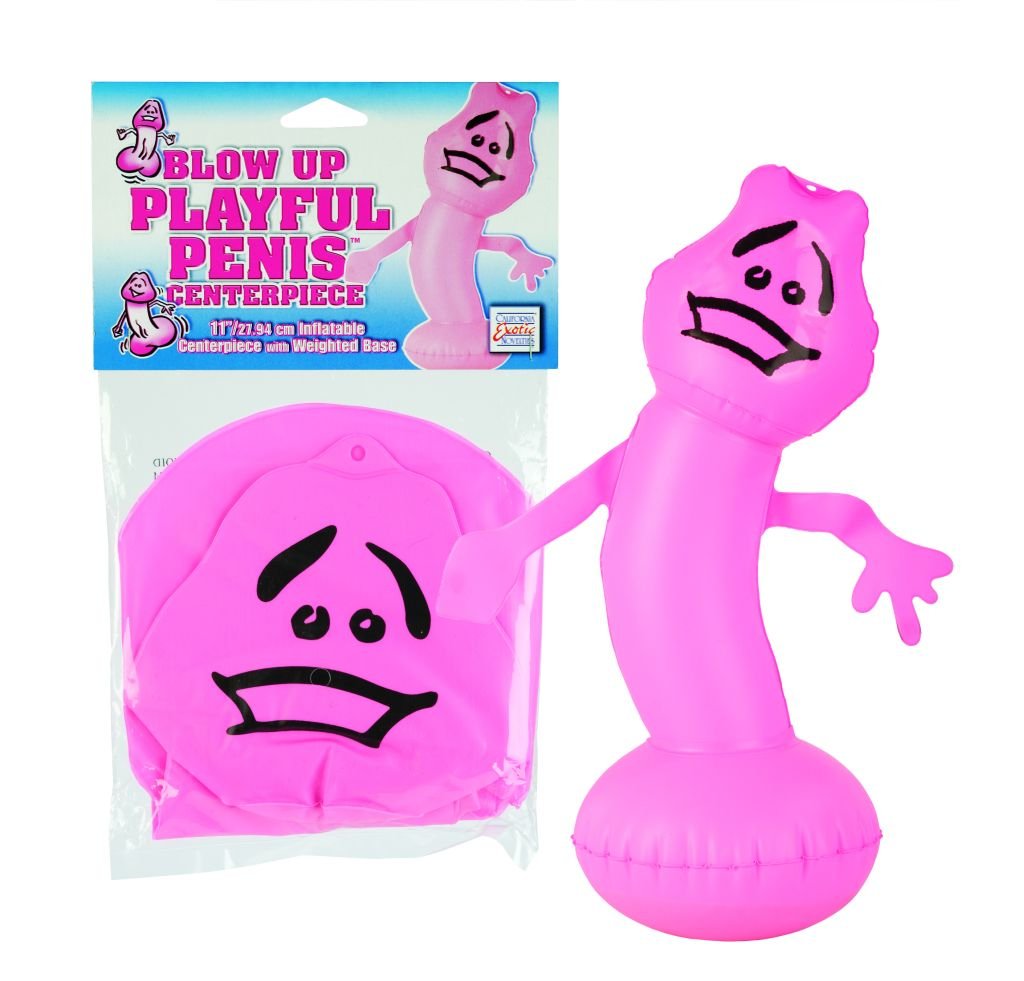 California Exotic Novelties Blow Up Playful Penis-Centerpiece
