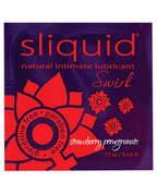 Sliquid Swirl Foil Packet-Strawberry Pomegranate .17Oz