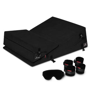 Liberator Black Label 24-Inch Wedge/Ramp Combo (Short) with Cuff Kit, Black Microfiber