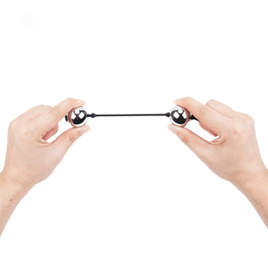 Metal Kegel Ball Kegel Exerciser Anal Beads Erotic Weighted Vaginal Balls Sex Toys for Woman 220g/7.77oz