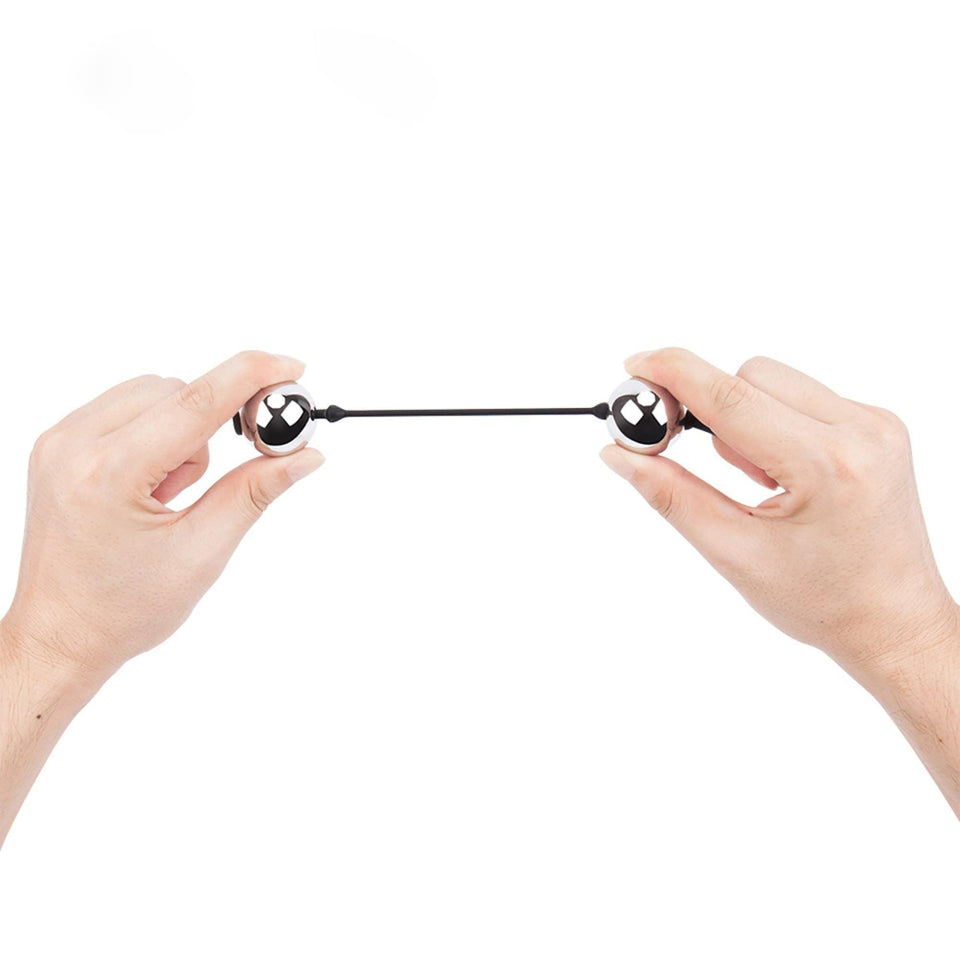 Metal Kegel Ball Kegel Exerciser Anal Beads Erotic Weighted Vaginal Balls Sex Toys for Woman 220g/7.77oz