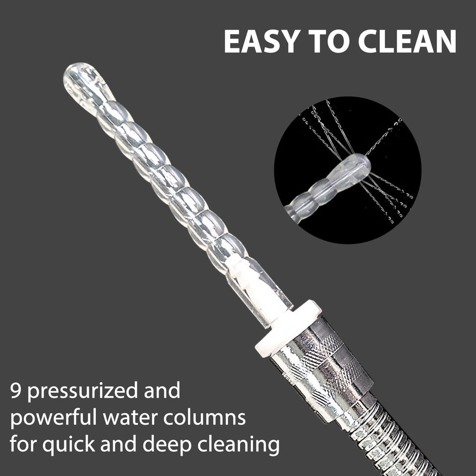 2 Pack Douche Washer for Cleaning Male masturbator Sex Dolls,Inflatable Dolls Sex Toy Enema Cleaner,G1/2 Thread Shower Port,Wate