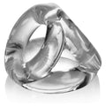 Oxballs - Tri-Sport, Silicone Cock Ring and Ball Sling in One, Metal Cock & Ball Ring, Couples Adult Toys, Mens Pleasure Toys, 3