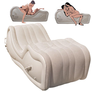 Automatic Inflatable Sex Furniture Sofa for G Spot Position Aid, Sex Bondage Chair Cushion Bed, Woless Adult Sex Toy for Couple,