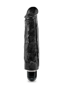 (D) King Cock 7 Vibrating Sti Black ''