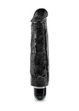 (D) King Cock 7 Vibrating Sti Black ''